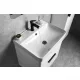 Aqualine Zen kerámia beépíthető mosdó 60x45 cm, fehér 3060