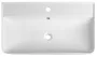 Aqualine Zen kerámia beépíthető mosdó 80x45 cm, fehér 3080