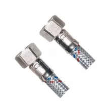   Aqualine Flexibilis cső FxF 1/2"x1/2" 50 cm, króm 33155