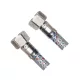 Aqualine Flexibilis cső FxF 1/2"x1/2" 50 cm, króm 33155