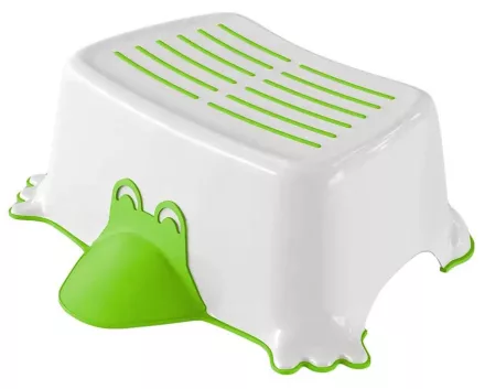 Aqualine Duck gyerekfellépő 435x154x343 mm, zöld/fehér 366411