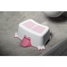   Aqualine Duck gyerekfellépő 435x154x343 mm, rózsaszín/fehér 366413