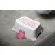 Aqualine Duck gyerekfellépő 435x154x343 mm, rózsaszín/fehér 366413