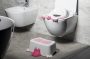 Aqualine Duck gyerek WC ülőke szűkítő 294x163x434 mm, rózsaszín/fehér 366423