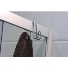 Aqualine Króm Line duplafogas zuhanykabinra, króm 37030