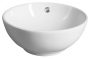 Aqualine Pultra szerelhető kerámia mosdótál 38 cm, fehér 38171
