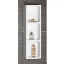 Aqualine Zoja nyitott szekrény 20x70x12 cm, fehér 45463