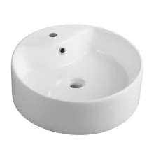 Aqualine kerámiamosdó túlfolyóval 40x15 cm, fehér 49413
