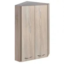   Aqualine Zoja 2 ajtós sarokszekrény 35x76 cm platina tölgy 50333