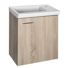   Aqualine Zoja mosdószekrény 44x50x25,3 cm platina tölgy 51046DP