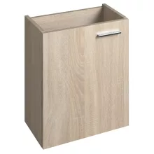   Aqualine ZOJA mosdótartó szekrény 39,5x50x22 cm krómozott fogantyúval / platina tölgy 51049DP