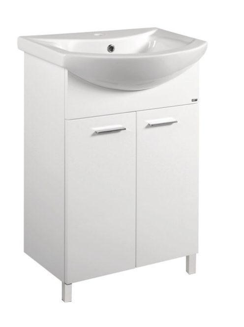 Aqualine ZOJA mosdótartó szekrény 50,5x74x30 cm, fehér, 51055A