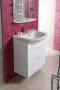 Aqualine Zoja 2 fiókos mosdótartó szekrény 62x74x32 cm, fehér 51061A