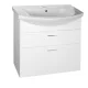 Aqualine Zoja 2 fiókos mosdótartó szekrény 72x74x34 cm, fehér 51071A