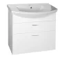 Aqualine Zoja 2 fiókos mosdótartó szekrény 72x74x34 cm, fehér 51071A