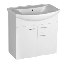   Aqualine ZOJA Mosdótartó szekrény, 71,5x74x34 cm, fehér, 51075A