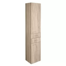   Aqualine Zoja állószekrény fiókkal 35x184x29 cm platina tölgy 51222