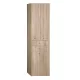 Aqualine Zoja állószekrény fiókkal és szennyeskosárral 50x184x29 cm platina tölgy 51295
