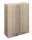 Aqualine Keramia Fresh 2 ajtós felsőszekrény 50x76x23 platina tölgy 51304