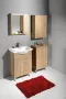 Aqualine Keramia Fresh 2 ajtós felsőszekrény 50x76x23 platina tölgy 51304