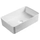 Aqualine pultra tehető kerámia mosdótál 54x33 cm, fehér 54331