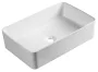 Aqualine pultra tehető kerámia mosdótál 54x33 cm, fehér 54331