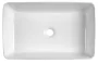 Aqualine pultra tehető kerámia mosdótál 54x33 cm, fehér 54331