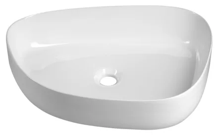 Aqualine pultra tehető kerámia mosdótál 55x42 cm, fehér 55421