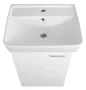 Aqualine Zoja ajtós mosdószekrény 51x63x37 cm, fehér 56373