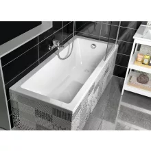   Aqualine Doubrava beépíthető akril kád 160x70 cm láb nélkül, fehér A1670