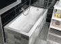 Aqualine Doubrava beépíthető akril kád 160x70 cm láb nélkül, fehér A1670