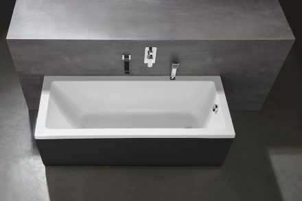Aqualine Doubrava beépíthető akril kád 170x70 cm láb nélkül, fehér A1770