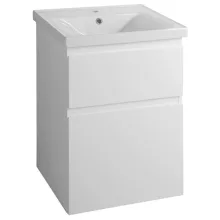   Aqualine Altair 2 fiókos fali mosdótartó szekrény 51,8x45,2 cm, fehér AI255