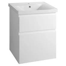   Aqualine Altair 2 fiókos fali mosdótartó szekrény 57x44,8 cm, fehér AI260