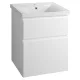 Aqualine Altair 2 fiókos fali mosdótartó szekrény 57x44,8 cm, fehér AI260