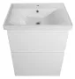 Aqualine Altair 2 fiókos fali mosdótartó szekrény 57x44,8 cm, fehér AI260