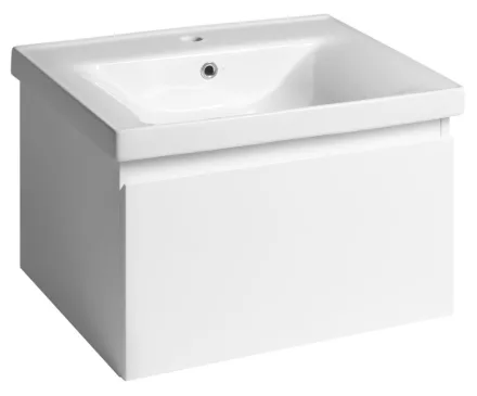 Aqualine Altair mosdótartó szekrény 57x34x45 cm, fehér AI263