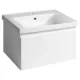 Aqualine Altair mosdótartó szekrény 57x34x45 cm, fehér AI263