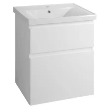   Aqualine Altair mosdótartó szekrény 61,5x72,5x44,7 cm, fényes fehér AI265