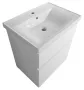 Aqualine Altair mosdótartó szekrény 61,5x72,5x44,7 cm, fényes fehér AI265
