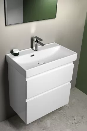 Aqualine Altair mosdótartó szekrény 62x60x37 cm, fehér kivitelben