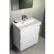 Aqualine Altair mosdótartó szekrény 62x60x37 cm, fehér kivitelben