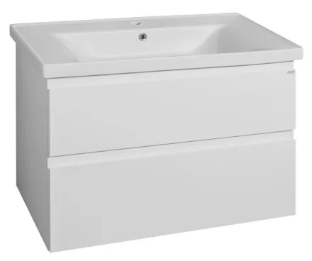 Aqualine Altair fiókos mosdószekrény 86,5x60x45,3 cm fehér AI290