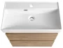 Aqualine Altair mosdótartó szekrény 62x60x37 cm, emporio tölgy kivitelben