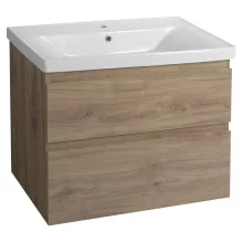   Aqualine Altair fiókos mosdószekrény 77,5x60x45,3 cm emporio tölgy AI380