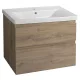 Aqualine Altair fiókos mosdószekrény 77,5x60x45,3 cm emporio tölgy AI380
