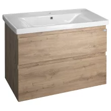   Aqualine Altair fiókos mosdószekrény 86,5x60x45,3 cm emporio tölgy AI390