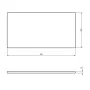 Aqualine Altair mosdópult 68x45,2 cm, emporio tölgy AI870