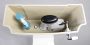 Aqualine ANTIK monoblokkos WC csésze hátsó kifolyással, öblítőmechanikával és kerámia fogantyúval AK107-01