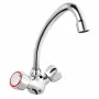 Aqualine 48×48 cm rozsdamentes mosogatótálca Ferro Standard BST4 króm csapteleppel
